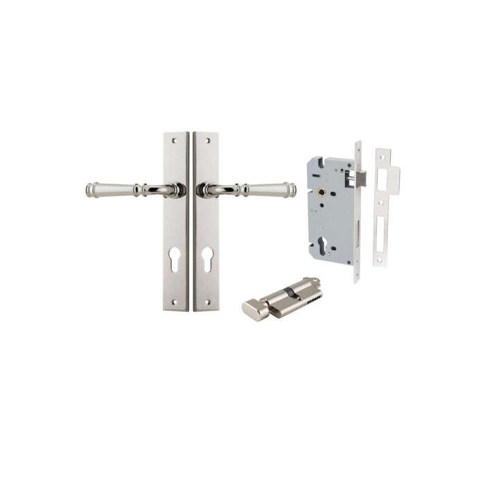 Polished Nickel / Key/Turn Entrance Set (Lock & Key Cylinder Included)