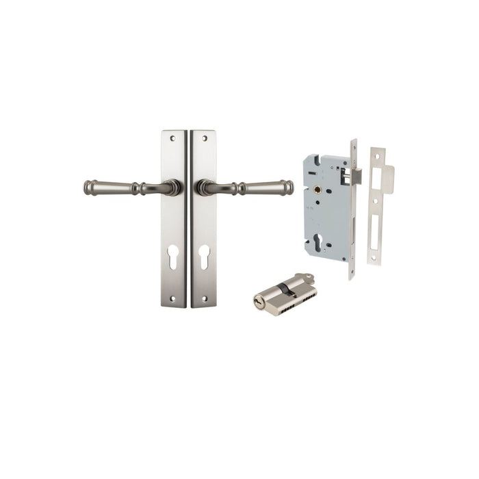 Satin Nickel / Key/Key Entrance Set (Lock & Key Cylinder Included)