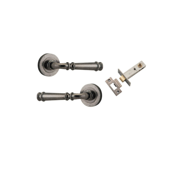 Distressed Nickel / Passage Set (Latch Included)