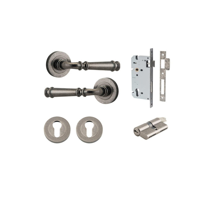 Distressed Nickel / Key/Key Entrance Kit (Lock & Key Cylinder Included)