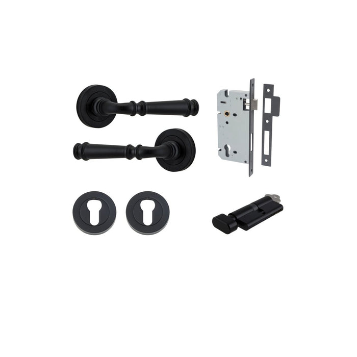 Matt Black / Key/Turn Entrance Kit (Lock & Key Cylinder Included)