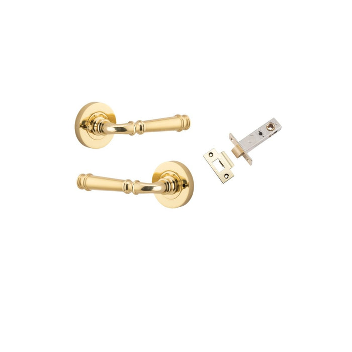 Polished Brass / Inbuilt Privacy Set (Latch Included)