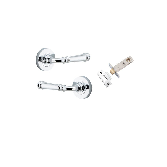 Polished Chrome / Inbuilt Privacy Set (Latch Included)