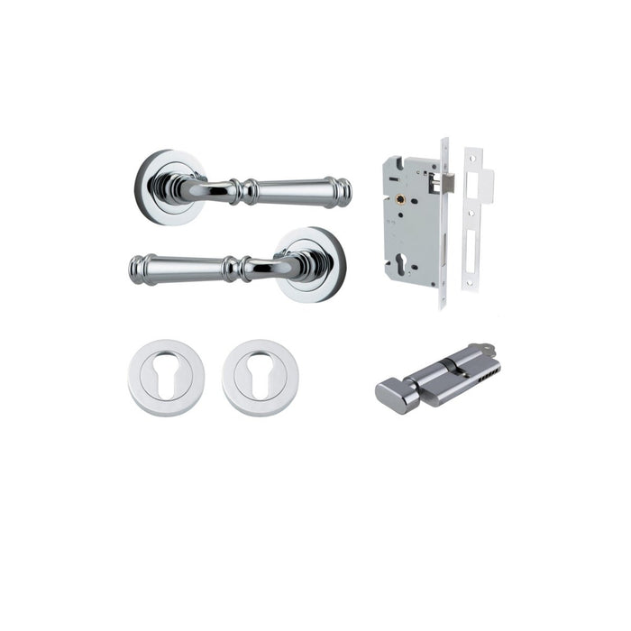 Polished Chrome / Key/Turn Entrance Kit (Lock & Key Cylinder Included)