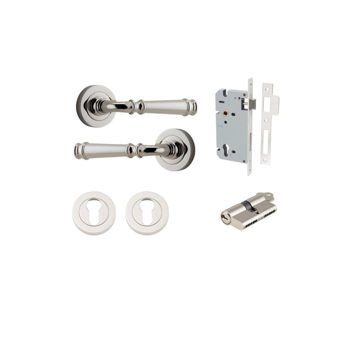 Polished Nickel / Key/Key Entrance Kit (Lock & Key Cylinder Included)