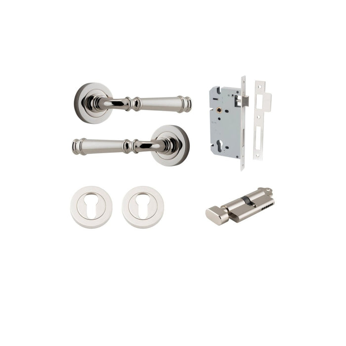 Polished Nickel / Key/Turn Entrance Kit (Lock & Key Cylinder Included)