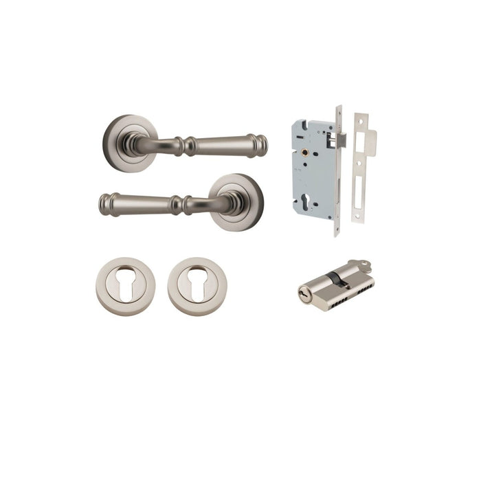 Satin Nickel / Key/Key Entrance Kit (Lock & Key Cylinder Included)
