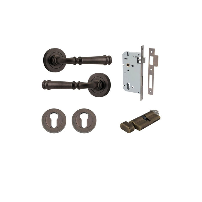 Signature Brass / Key/Turn Entrance Kit (Lock & Key Cylinder Included)