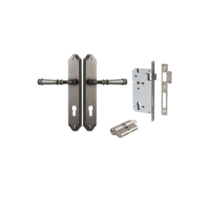 Distressed Nickel / Key/Key Entrance Kit (Lock & Key Cylinder Included)