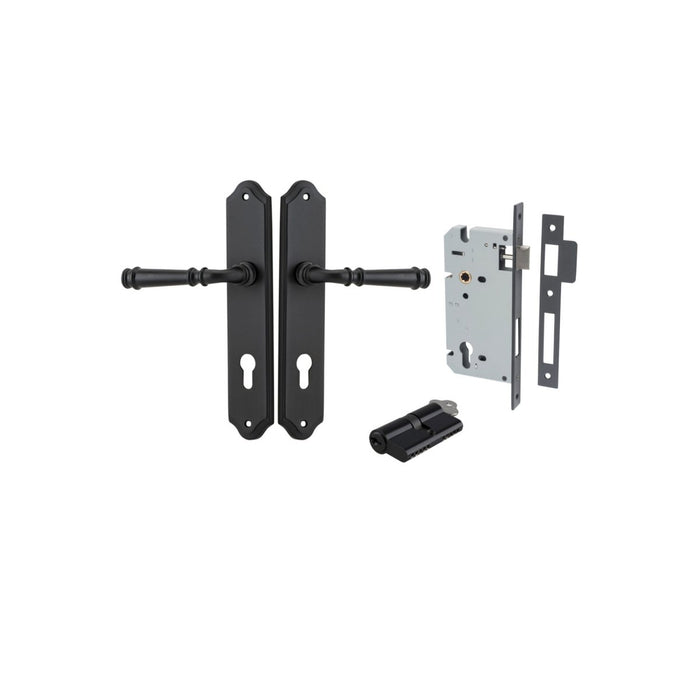 Matt Black / Key/Key Entrance Kit (Lock & Key Cylinder Included)
