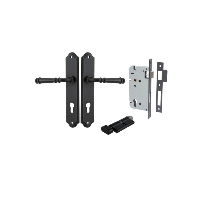 Matt Black / Key/Turn Entrance Kit (Lock & Key Cylinder Included)