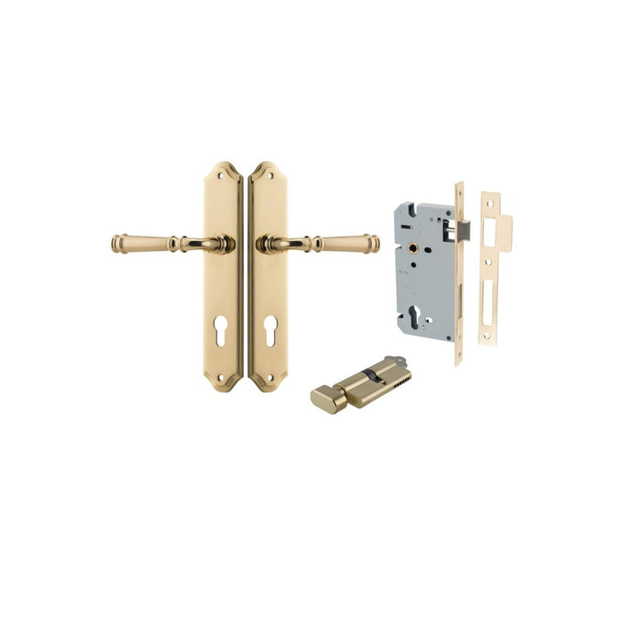 Polished Brass / Key/Turn Entrance Kit (Lock & Key Cylinder Included)