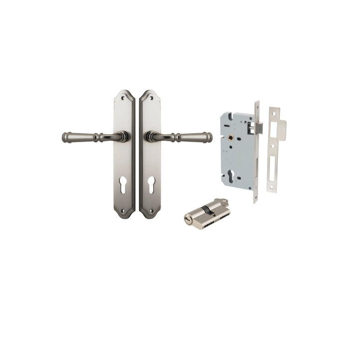 Satin Nickel / Key/Key Entrance Kit (Lock & Key Cylinder Included)