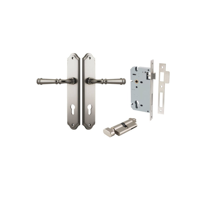 Satin Nickel / Key/Turn Entrance Kit (Lock & Key Cylinder Included)