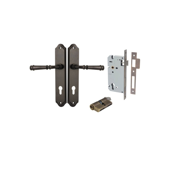 Signature Brass / Key/Key Entrance Kit (Lock & Key Cylinder Included)