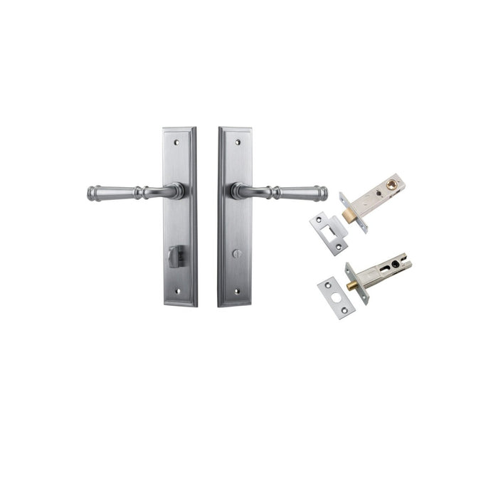 Brushed Chrome / Privacy Kit (Bolt and Latch Included)