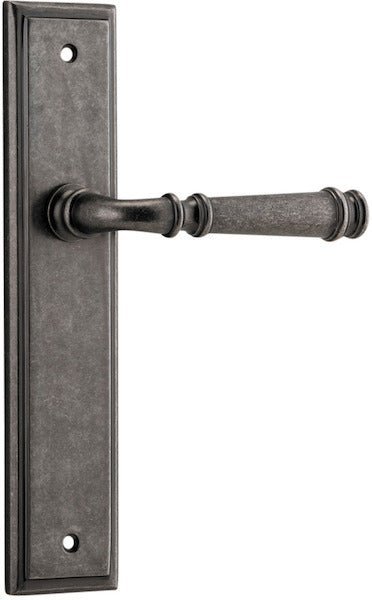 Distressed Nickel / Lever Set Only