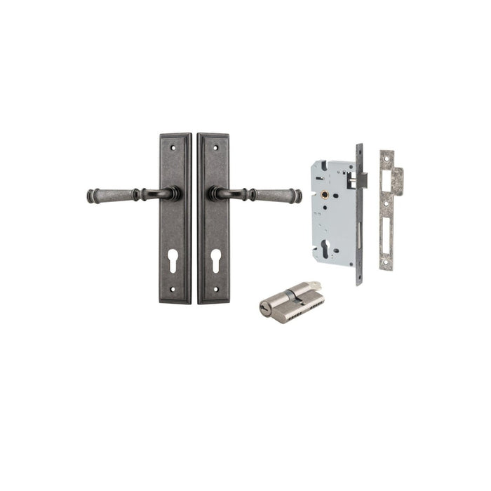 Distressed Nickel / Key/Key Entrance Set (Lock & Key Cylinder Included)