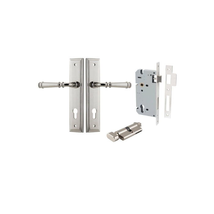 Polished Nickel / Key/Turn Entrance Set (Lock & Key Cylinder Included)