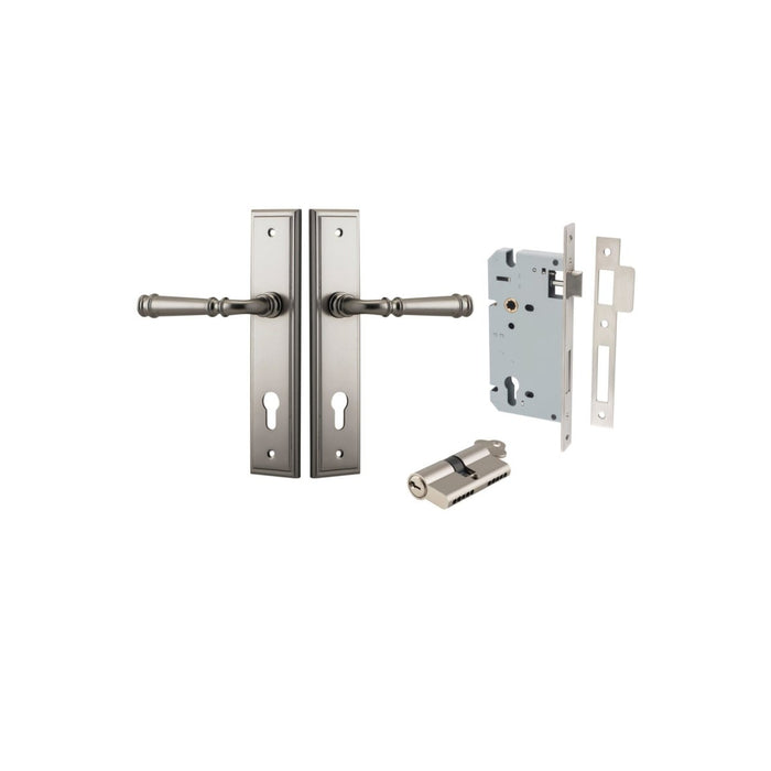 Satin Nickel / Key/Key Entrance Set (Lock & Key Cylinder Included)