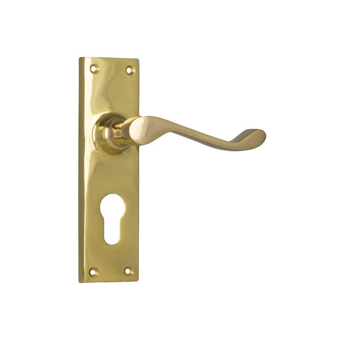 Entrance Set Only / Polished Brass