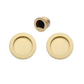 Visca Round Flush Passage Kit - Satin Brass By Zanda