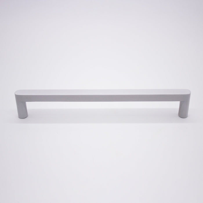 White Straight Profile Cabinet Pull - Clio - Manovella