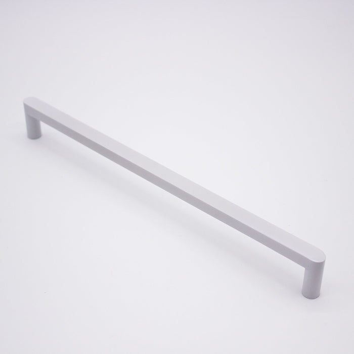 White Straight Profile Cabinet Pull - Clio - Manovella