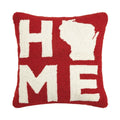 Wisconsin Home Hook Pillow