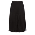 Woven Plisse Skirt with Jersey Lining
