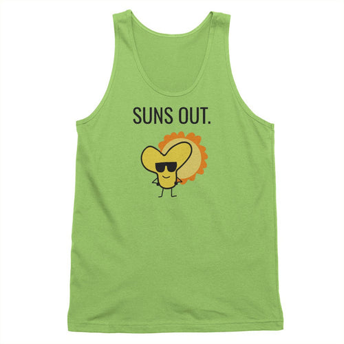 'Y SUNS OUT' Cotton Tank Top