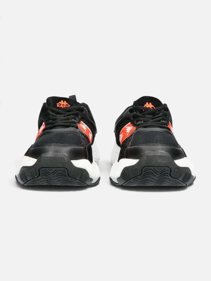 Zapatillas Mujer Kappa Banda Raesa Negro Naranja