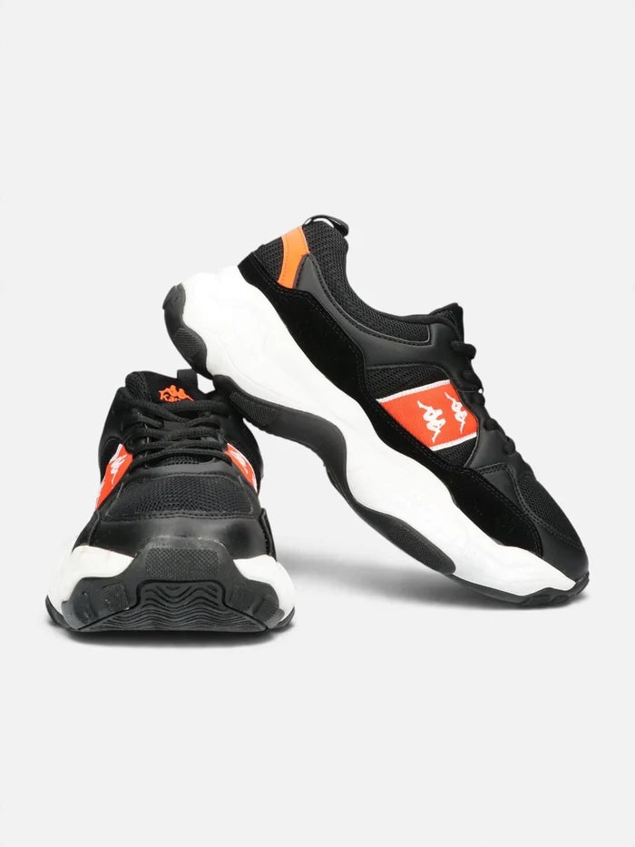 Zapatillas Mujer Kappa Banda Raesa Negro Naranja
