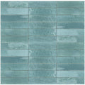 Zellij Distressed Subway Tile Turquoise 2.8x11 for kitchen and bathroom
