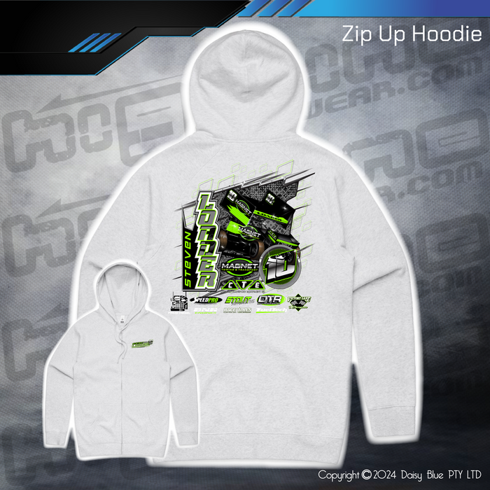 Zip Up Hoodie - Steve Loader Sprint Car